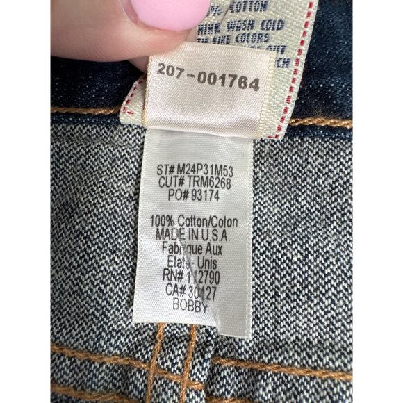 True Religion Mens 38 Bobby Blue Jeans 90s Y2K Buttons Casual Comfort Western - Picture 7 of 13